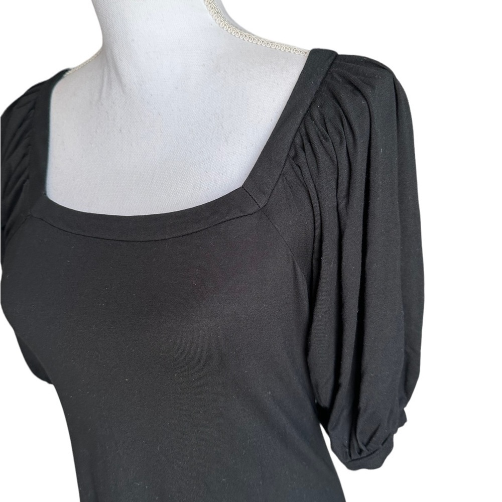 Banana Republic Black Square Neck Dress Size Small - Picture 6 of 17